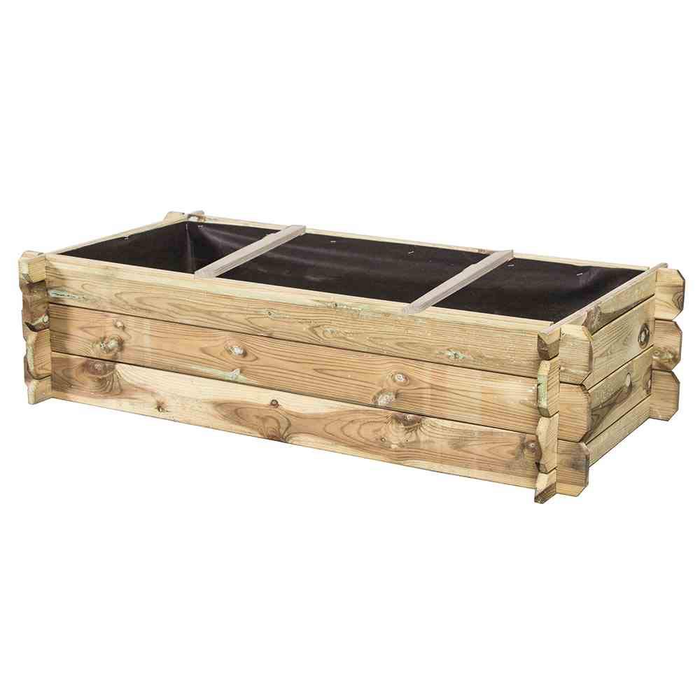 Siena Garden Tom Raised Bed Rectangular 120 x 60 x 30 cm