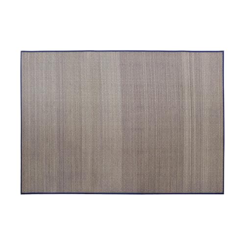 ALFOMBRA BAMBU 160X230X0,5 GEOMETRICO AZUL
