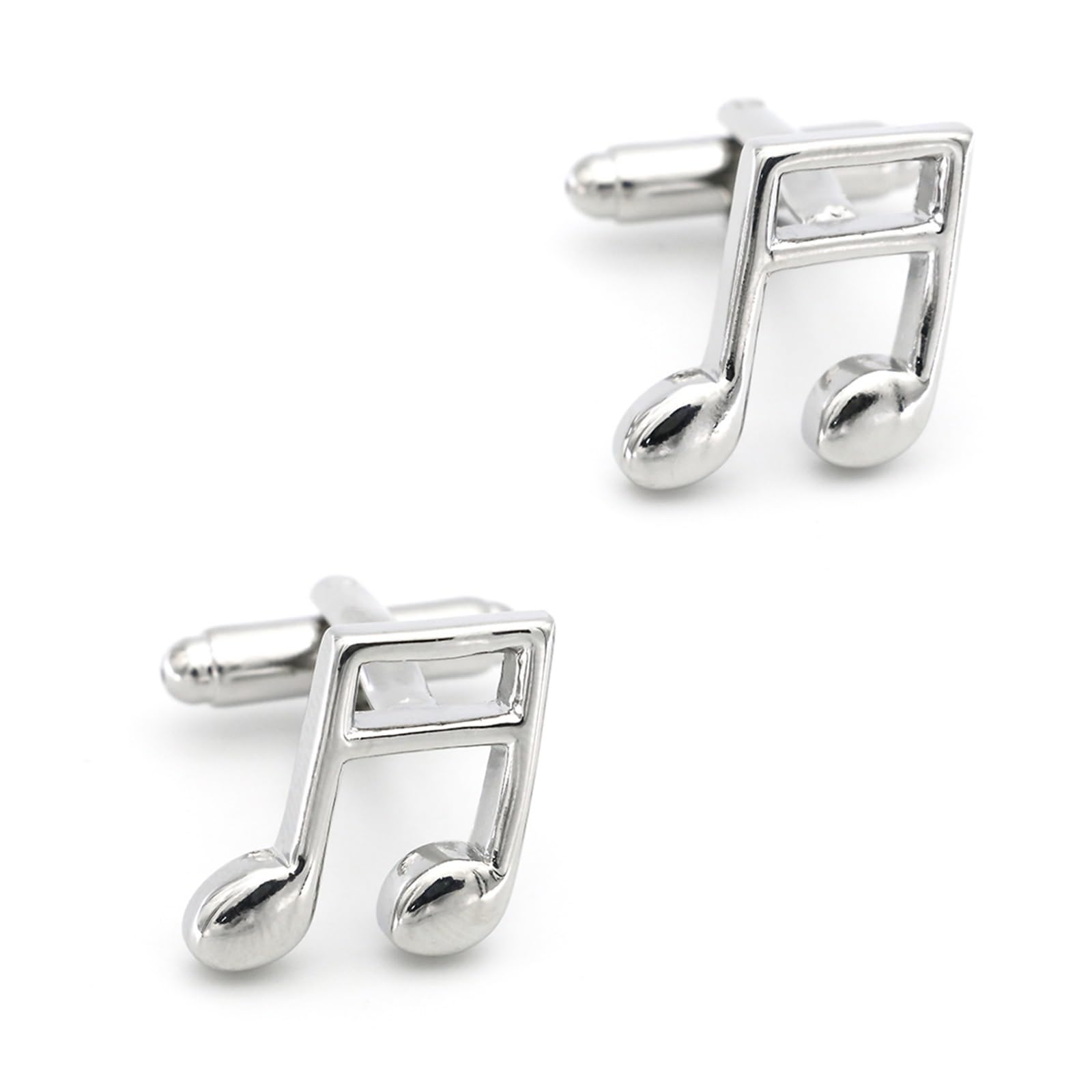 Gemelos de Nota Musical para Hombre, Color Cobre Dorado, diseño Musical (Color 5)