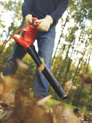 BLACK+DECKER 3-in-1 Electric Leaf Blower, Leaf Vacuum, Mulcher, 12-Amp (BV3600)