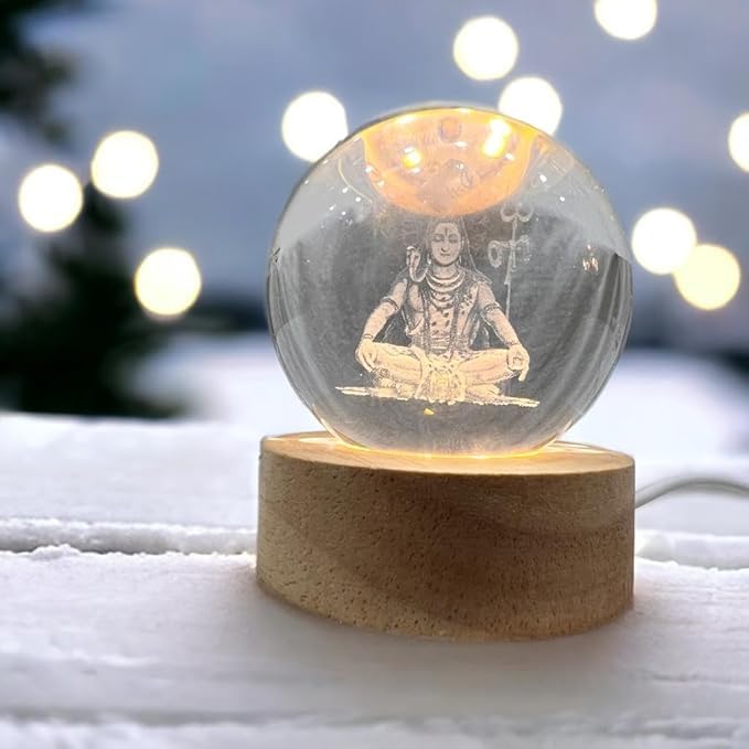 Shiv Crystal Ball Light