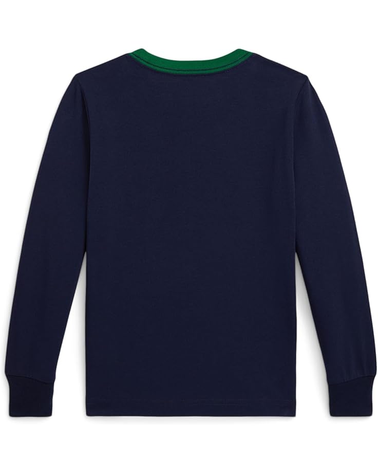Polo Ralph Lauren Kids Logo Cotton Long-Sleeve Tee (Toddler/Little Kid) - #2 of 2