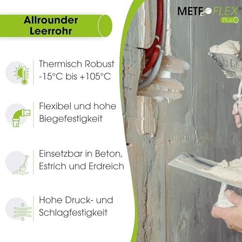 Leerrohr METEOFLEX Rohrsysteme METEOFLEX PLUS 750N – Kabelschutzrohr
