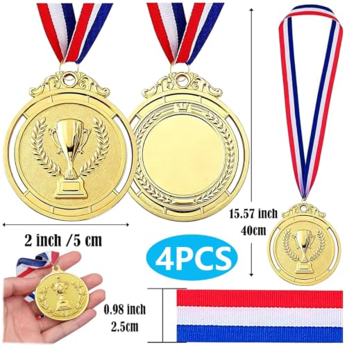Miniatura 2 de Seutmrou 12piezas Medallas De Ganador, Medallas De Metal,Medallas De Premio