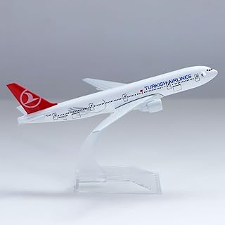 1/400 Boeing 16cm Aircraft Model B777 Turkish Airlines Metal die-Casting Static Collection and Display Gift