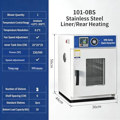 Four de séchage à convection forcée avec régulation de 10 à 300 ℃ - 8