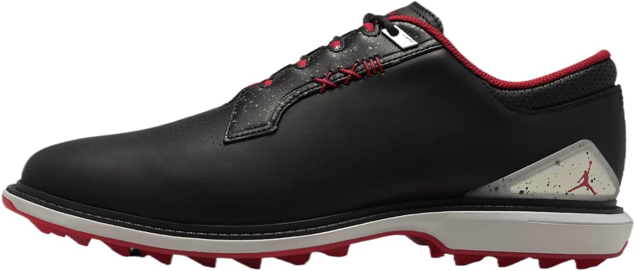 Jordan ADG 5 Golf Shoes (Wide) (FQ7874-100, White/Emerald Rise/Grape Ice)