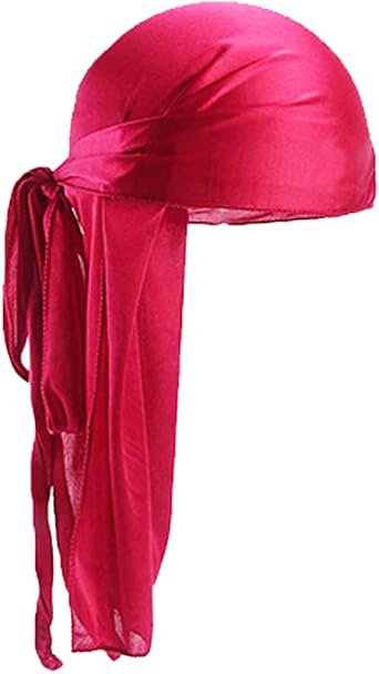 Long Tail Durag, Turban Hat for Women and Men Hip-hop and Daily Decoration