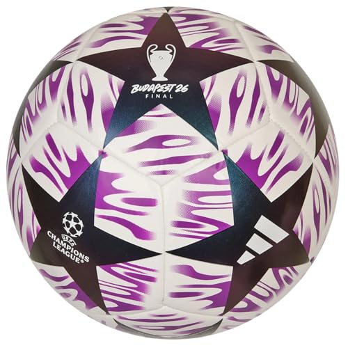 adidas UEFA Champions League Final Club Replica Ballon de Football JX9093, Unisexe, Blanc, Taille 4