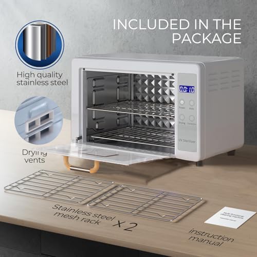 Esterilizador para esteticista, esterilizador grande de 10 L para ferramentas de unhas, caixa multif