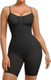 Shapewear Bodysuit Tummy Control Seamless Sculpting Butt Lifter Body Shaper for Women (Black, Medium-Large)