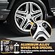 WEILAOK Alufelgen Reparatur Set, Alufelgen Lack, Felgen Reparaturset, Reifenreparaturse, Radreparaturkleber felgen Lack zur Reparatur von Kratzern, Dellen und Anderen Leichtmetallfelgen, Silbergrau