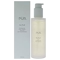 Vista 1 de PÜR MINERALS Sea Fresh Limpiador de espuma en gel purificador, algas, algas marinas, antioxidantes, 5 onzas líquidas