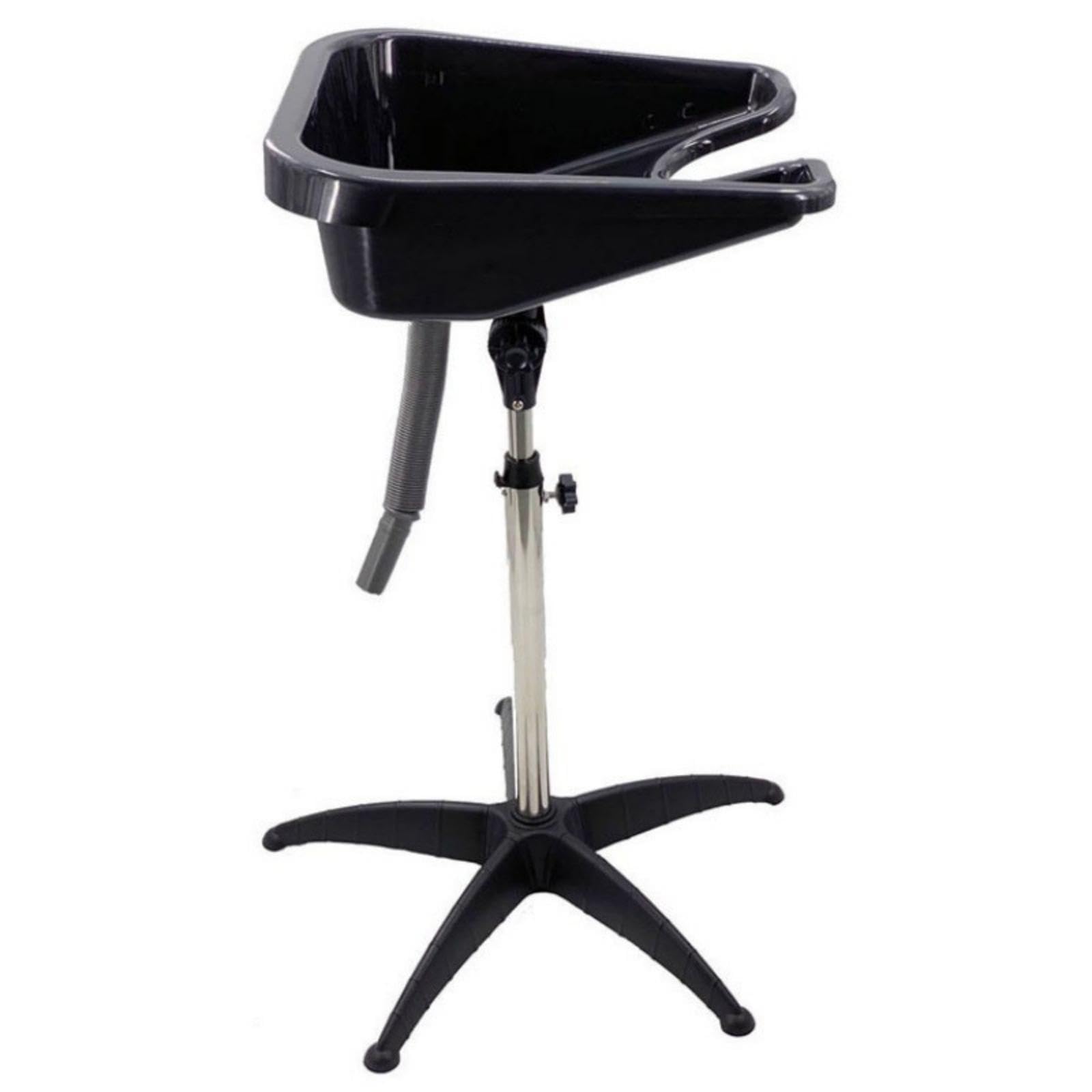 Shampoo Basin Cart Mobile Shampoo Basin with Stand Adjustable Height Portable Salon Sink for Hairstylists, Barbers, Barbershops, Home Styling Basin Cart-image-35
