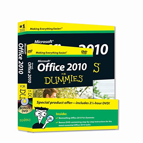 Office 2010 For Dummies, Book + DVD Bundle by Wallace Wang - Paperback