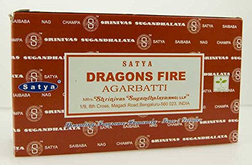 Cleo Incense Stick Satya Baba Dragons Fire 12pcs Per Box 180g In Total