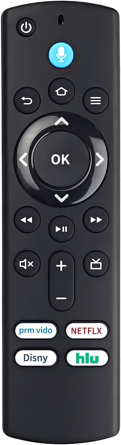 Remoto de voz de repuesto L5B83G con control remoto F Stick compatible con F TV Stick 4KMaxLiteCubeNo para televisores Insignia, televisores