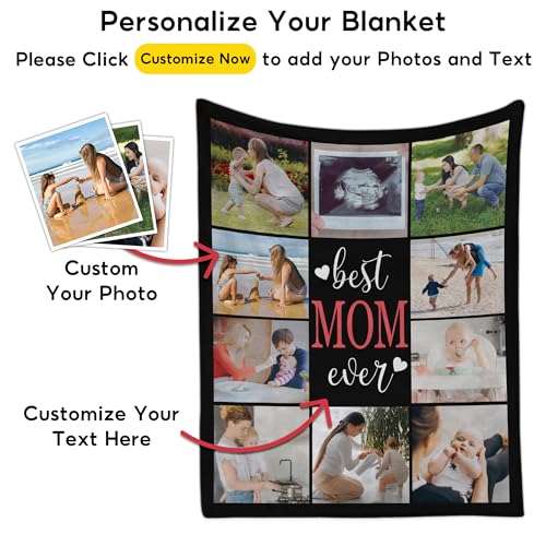 Customizedbestmomeverblanketswithphotospersonalizedphotoblanketsmomblanketgiftsforadultsfromsondaughteronmothersday Urban Country Home Decor Customized best mom ever blankets with photos personalized photo blankets mom blanket gifts for adults from son daughter on mothers day urban country home decor