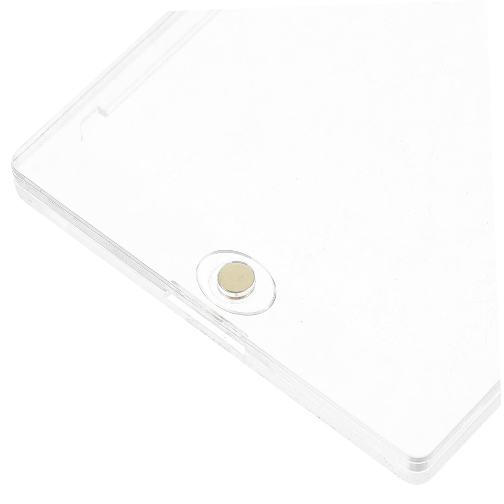 Portacarte Magnetico 10 Pezzi in Plastica, Protezione Trasparente per Football Card e Trading Card, Chiusura Sicura Contro Pieghe e Danni