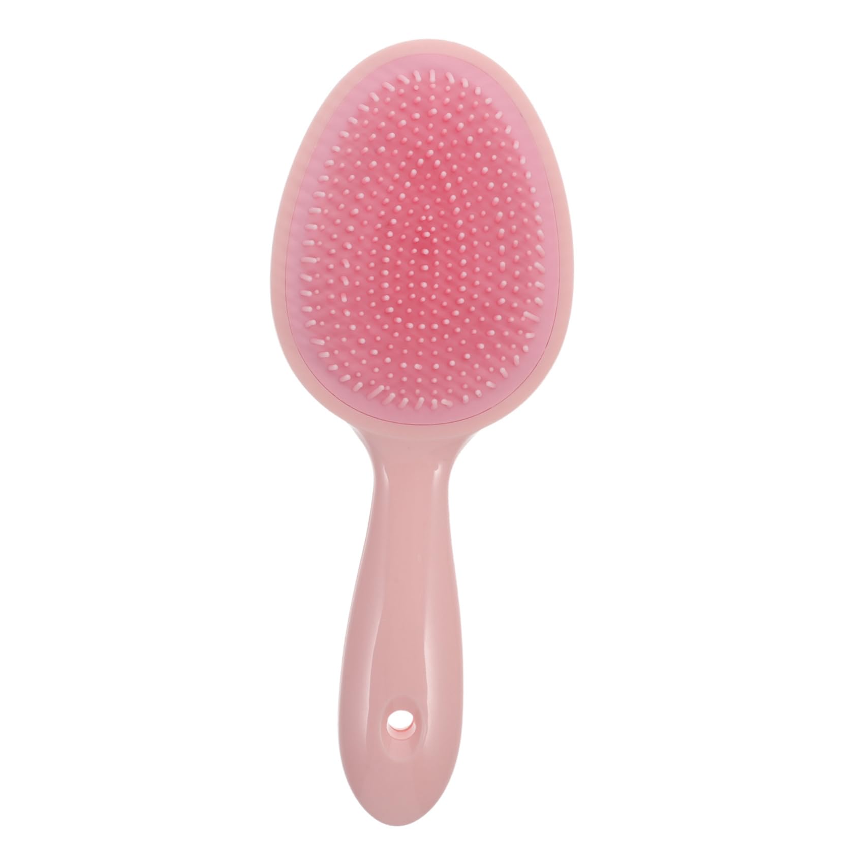 Healeved 5piezas Cepillo Masajeador De Cabelludo Cepillo De Ducha Para Masaje y Limpieza Diseño Ergonómico Para Aliviar Picazón y Controlar Color Rosa