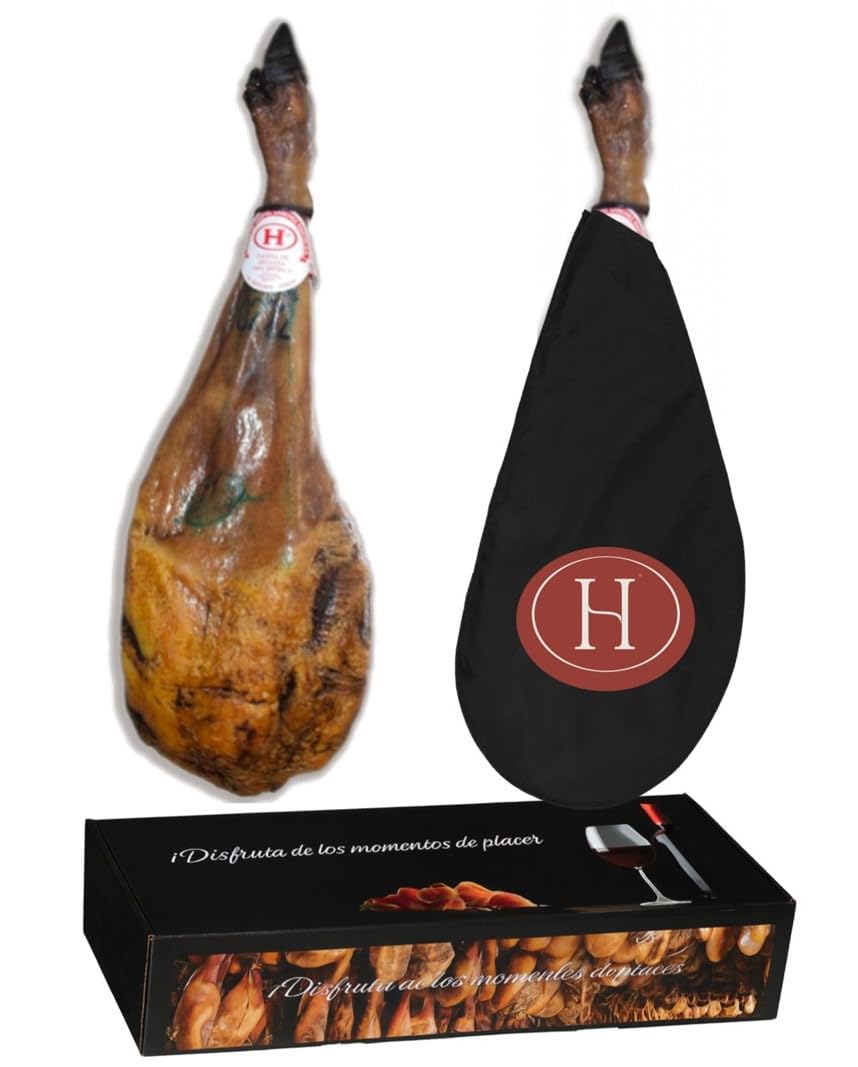 Paleta de Jabugo 100% Bellota - Envio 24 | 4-4,5 kg | Sanchez Martín - Selección Cosecha Privada - Envío 24 h - Paleta Vitola Negra 100% Bellota - Incluye Funda Regalo CubreJamón - (4-4,5 kg)