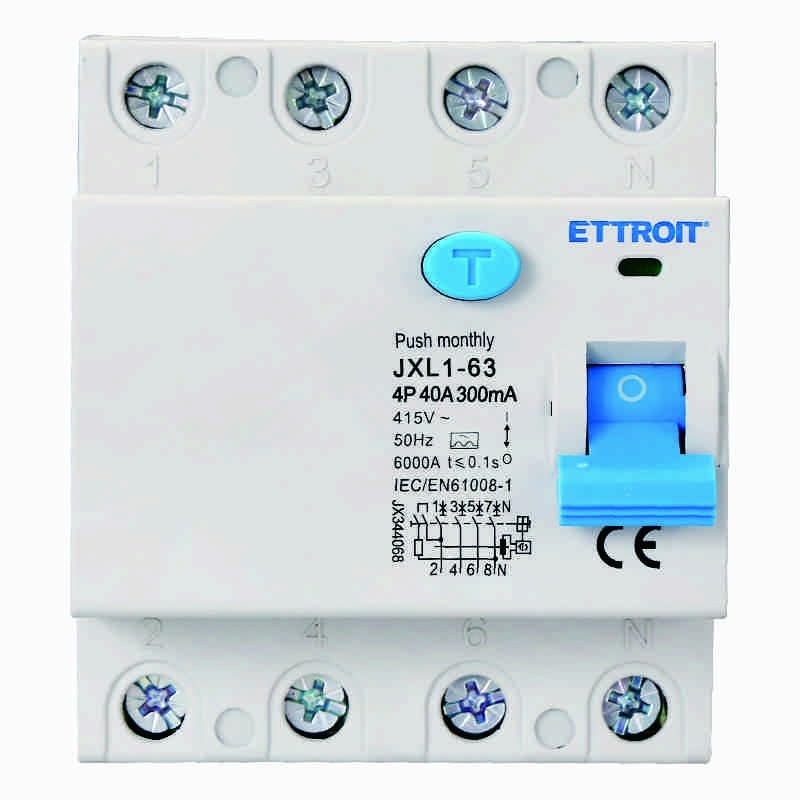 Interruptor diferencial Clase A 40A 300mA que evita cortes intempestivos por fugas
