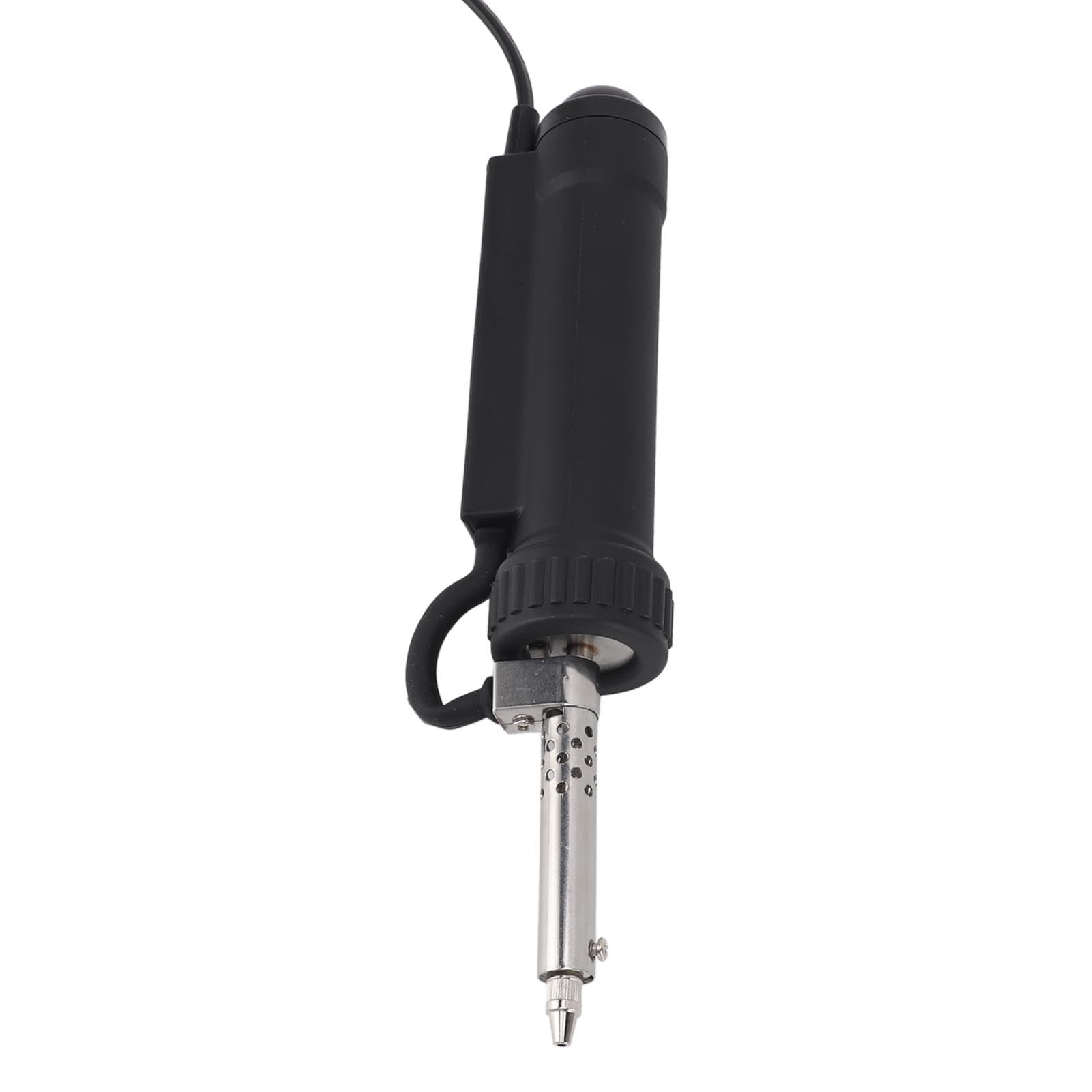 Fdit Succionador de Soldadura de 30 W, Potente Bomba Desoldadora Electromagnética de 350 W con Temperatura Ajustable, para Reparación de Soldadura y Extracción de (Enchufe europeo negro 220V)