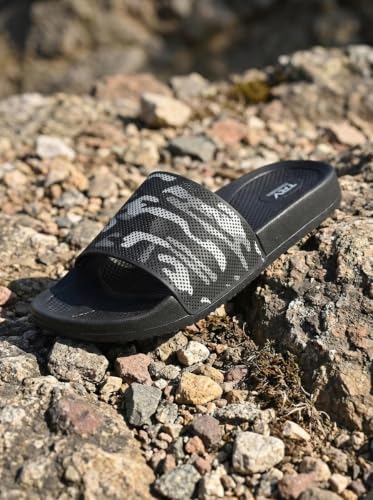 Image of TRV Classic Ultra Soft Sliders /Slippers with Cushion FootBed for Boys & Girls | Comfortable & Light Weight | Stylish & Anti-Skid | Waterproof & Everyday Flip Flops for Boys& Girls jungle
