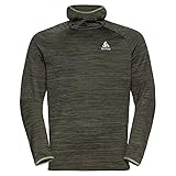 Odlo Herren Hoody Run Easy Warm Midlayer, Deep Depths Melange, XXL EU