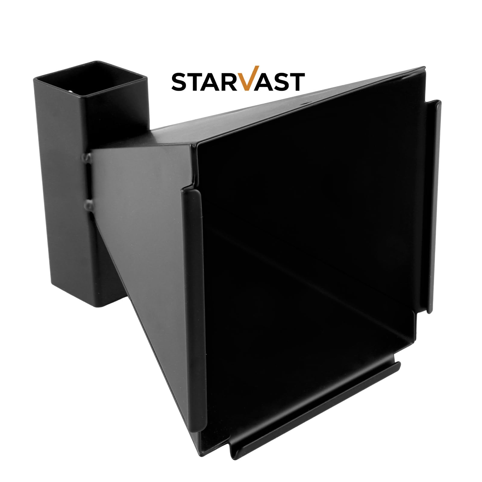 STARVAST Kugelfang 14x14 cm Trichter aus Metall inkl 200 Luftgewehr Zielscheiben für Pistole Luftgewehr Airsoft Target Zielscheibe für Kugelfang14x14cm