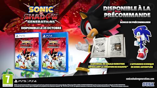 Sega Sonic x Shadow Generations Jeu PS4 - vue 3