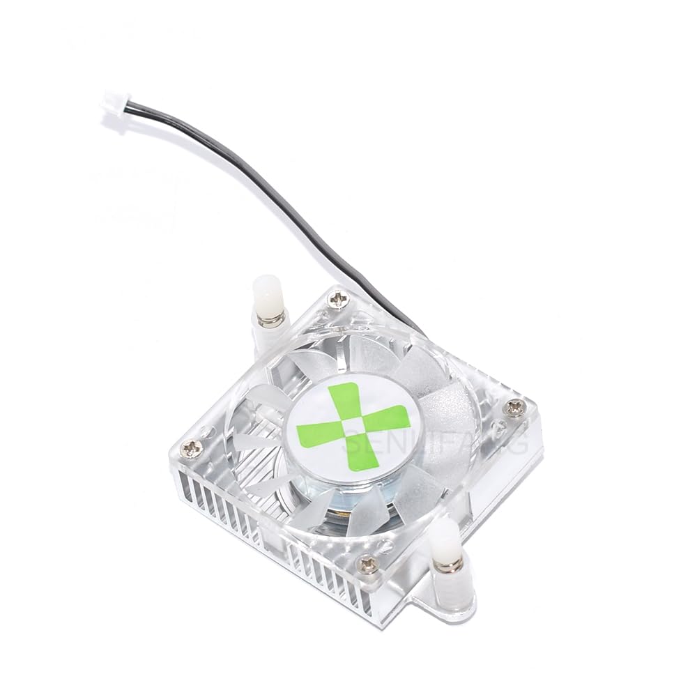 for RADXA for Rock Pi 5B Accessories Heatsink 4012 2Pin Aluminum Cooling Fan