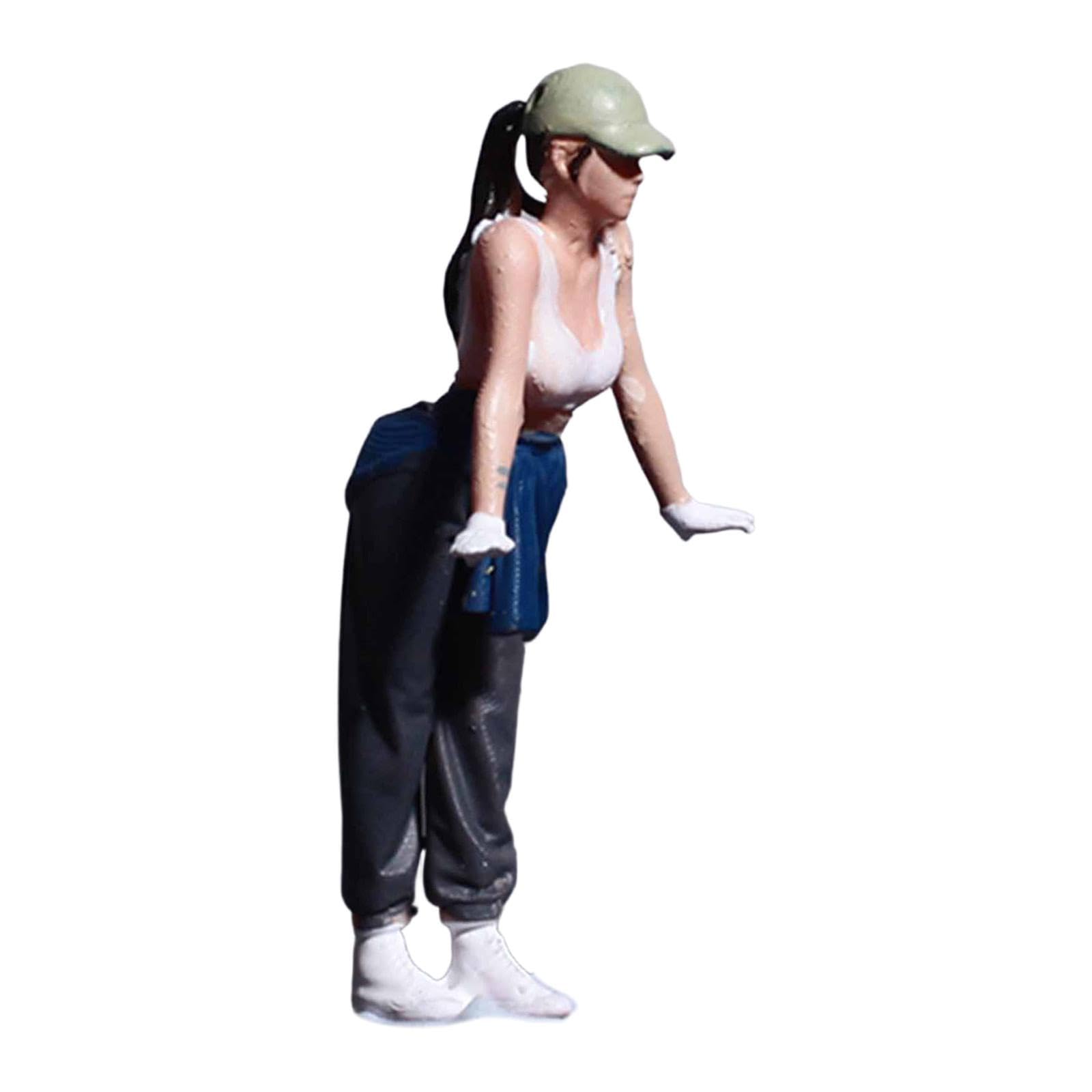 Amazon.co.jp: Colaxi 1/64 ミニチュア 女性フィギュア 樹脂製 リアル