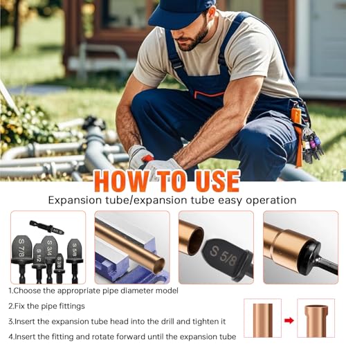 HUAREW Swage Tool HVAC Repairing Set