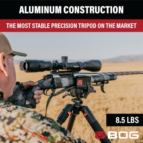 Image of BOG DeathGrip Hunting Tripod, 7 inch-59 inch, Lightweight, Gun Clamp, Shooting Rest