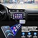 Jemluse Wireless CarPlay Adapter for Apple - Stable Fast Connection for Convert Factory Wired to Wireless CarPlay Dongle Cars for iPhone - No Latency from iOS 10+ to Screen w/USB C(White Black)