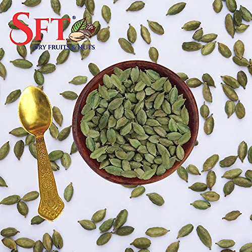 Image of SFT Whole Green Cardamom (Elaichi), 100g