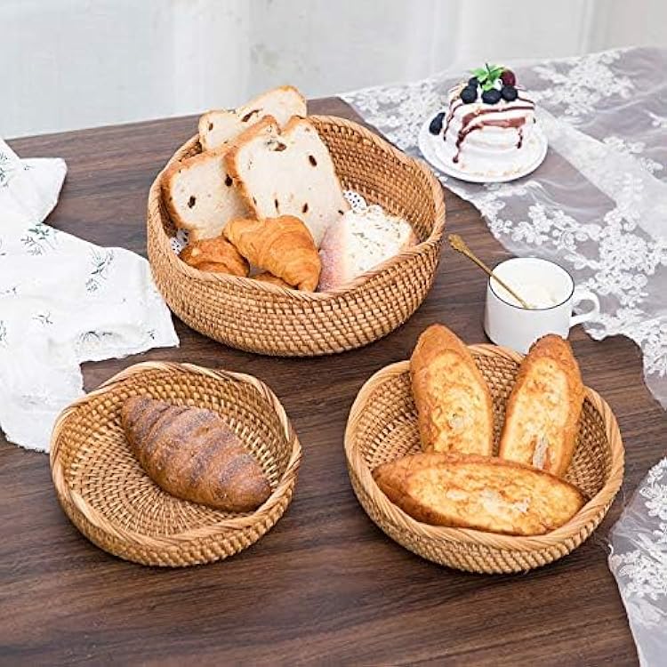 Woven Rattan Holds Fruit Baskets, Candies, Snacks And Snack Plates – Quill Hawk Publishing