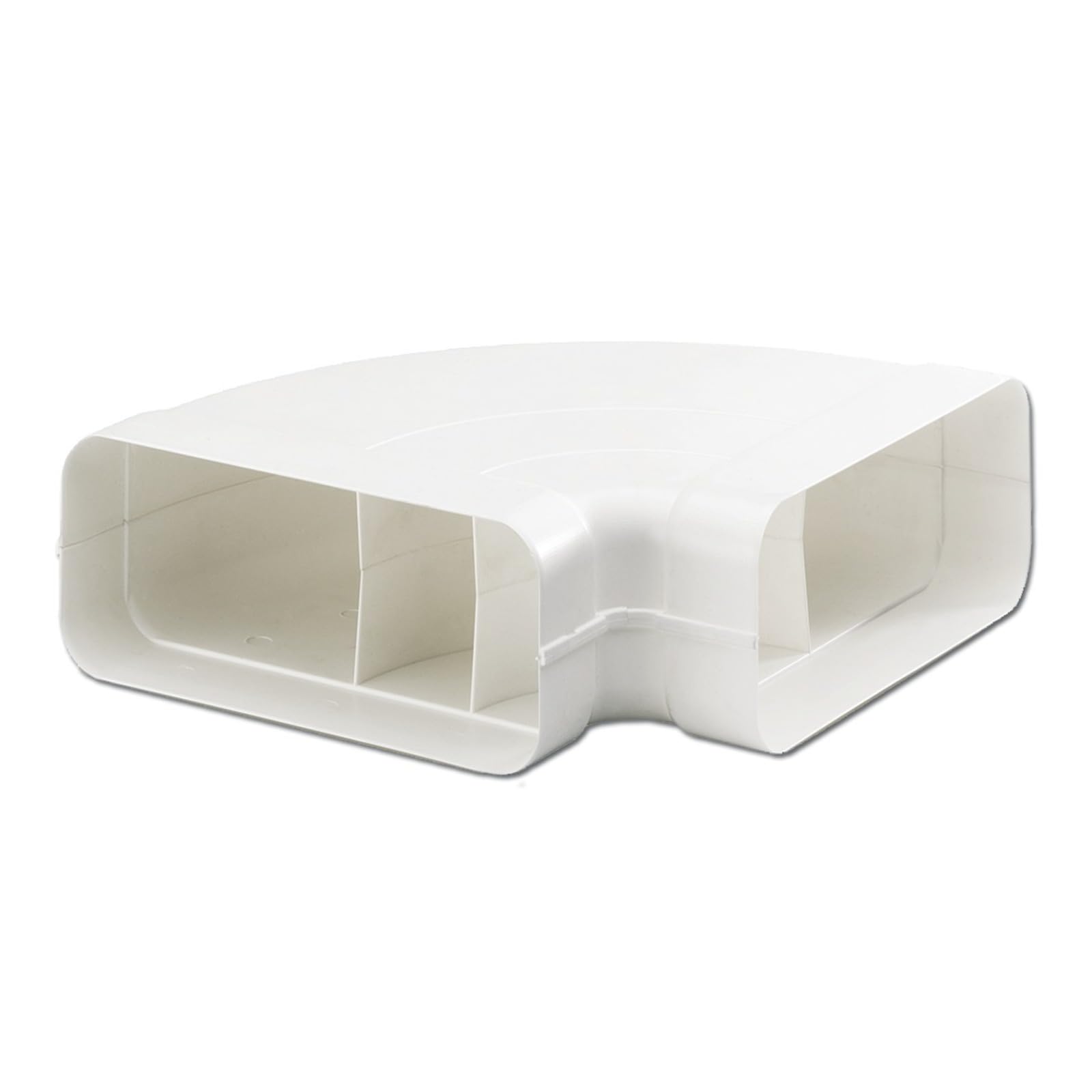 LUTH Premium Profi Parts Flachkanalbogen 150erscf Naber 4043003 90° Horizontal Beidseitig Muffe für 222x89mm Belüftungstechnik