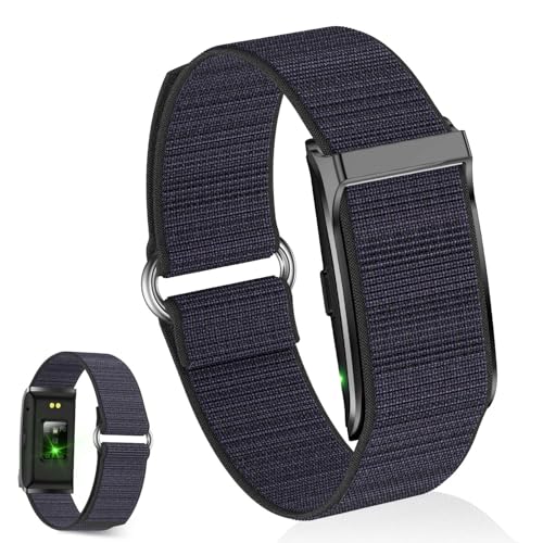 Reloj Inteligente Mujer Hombre de Salud sin Pantalla, Smart Band Monitorización 24/7, 22g Ultraligero Pulsera Actividad, GPS para Running Podometro, 40 Días de Autonomía Reloj Deporte