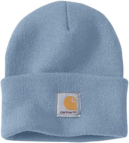 Carhartt Men's Knit Cuffed Beanie (Closeout), Alpine Blue, OFA