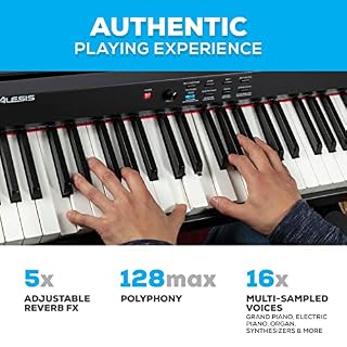 Alesis Recital Grand – Piano numérique 88 touches de taille & TIGER KAP-PK2 Support pour clavier et tabouret – Support pour clavier et tabouret pour piano en X à double renfort - Les Beatles, Paul McCartney, John Lennon, RIngo Starr, George Harrison Alesis Recital Grand – Piano numérique 88 touches de taille & TIGER KAP-PK2 Support pour clavier et tabouret - Support pour clavier et tabouret pour piano en X à double renfort – Image 4