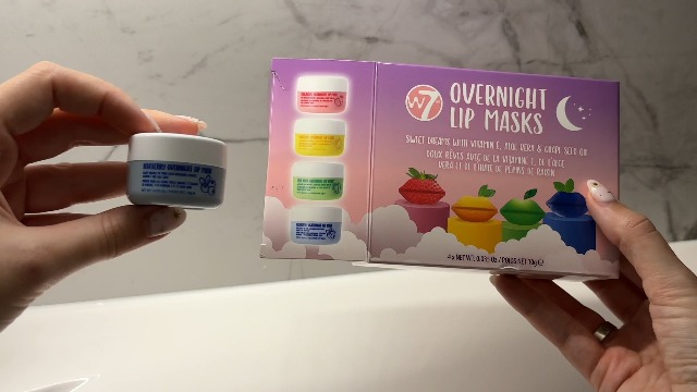 Amazon.com : W7 Sweet Dreams Overnight Lip Mask Set - Cherry