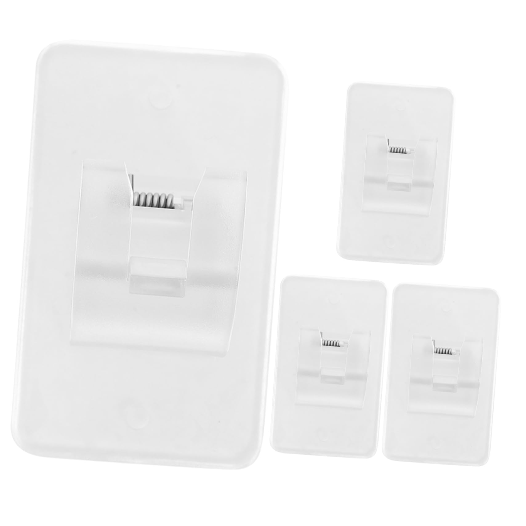 Alipis 16pièces Supports Auto-adhésifs pour Rideaux Lot de Installation sans Perçage pour Cuisine Salon Et Bureau Stabilité Et Longue Durée