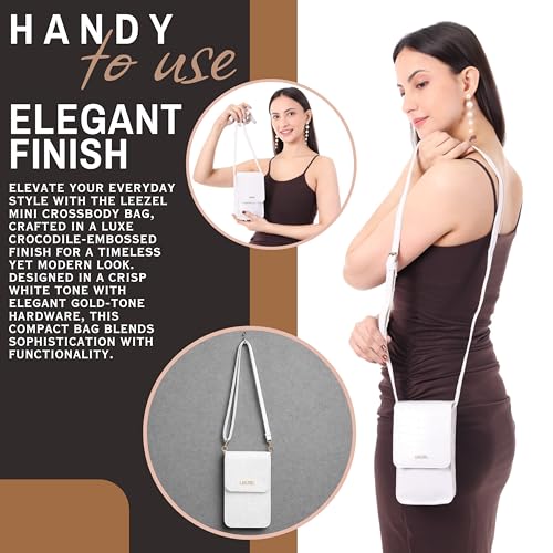 Image of LEEZEL Women's Girls Wallet Sling Bag for Mobile Cell Phone Holder