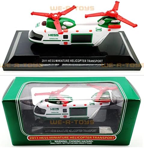 2011 Mini Miniature Hess Helicopter Brand New CASE Fresh image 4