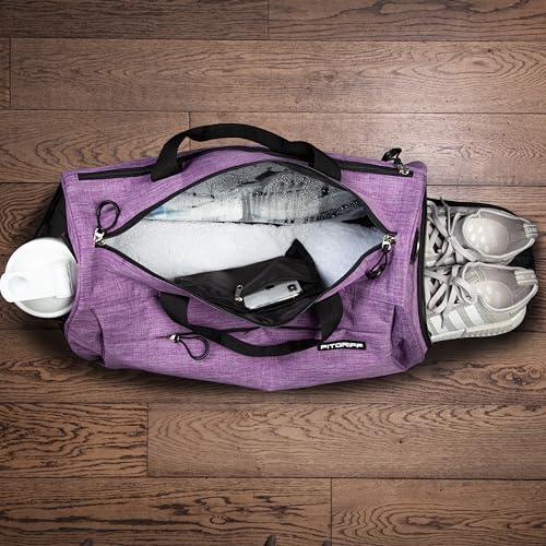Image of Fitgriff Gym Bag for Men & Women with Shoe & Wet Compartment - Duffle Bag for Travel, Sports, Fitness & Workout