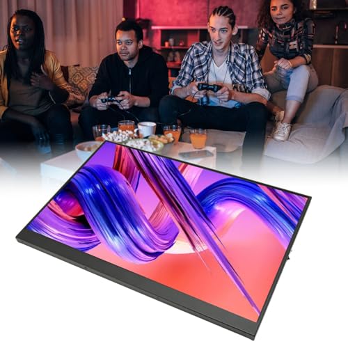 Image of Sanpyl 16 Inch Portable Monitor, 2.5K 2560x1600 16:10 144HZ Dual Speakers Second External Monitor for Laptop, Monitor with Type C 3.5mm Mini, Volume Adjustment & Menu Settings