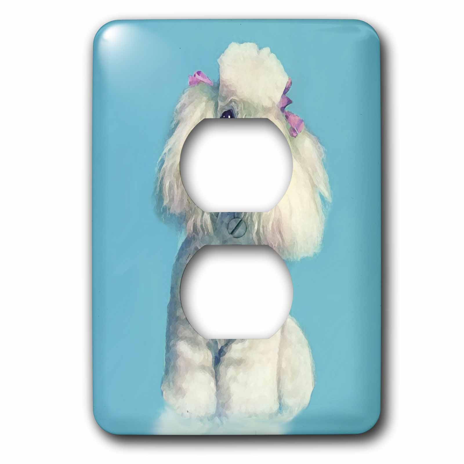 Cache pour 2 prises de courant mural double blanc lsp_3539_6