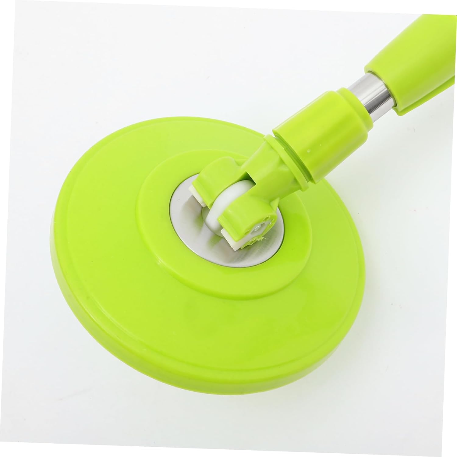 Stainless Steel Mop Handle with Reinforced Telescopic Pole for Durable Floor Cleaning Compatible Replacement for Rotary Mop Heads and Accessories